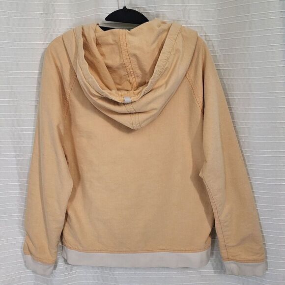Hurley Canvas Jacket Pale Peach Hooded Women’s Size S - Picture 3 of 10